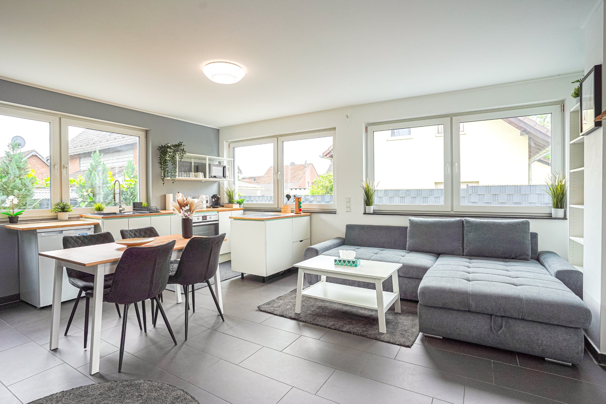 Wohnküche eines Apartments