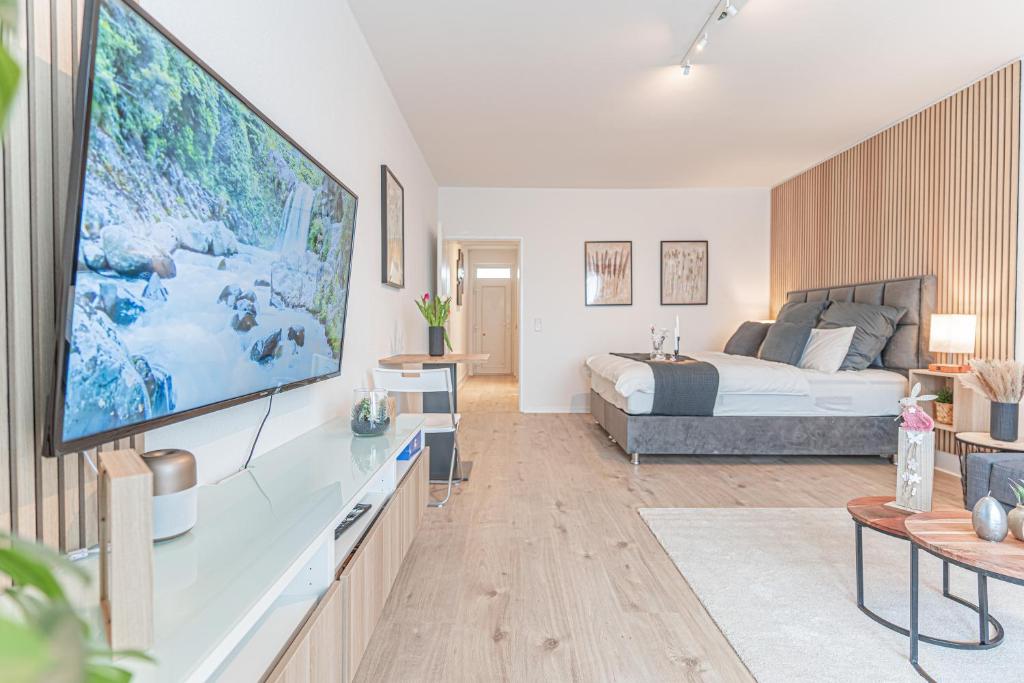 Schlafbereich eines Apartments